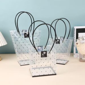 Black and white dot T-shaped bag (small size)