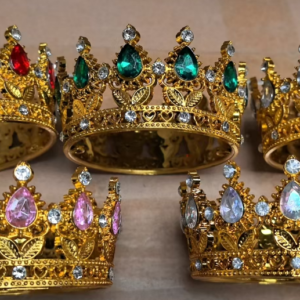 Large-sized new Color Treasure Crown (Gold)