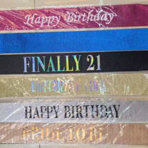 5-color birthday name tag