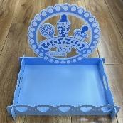 BABY tray (blue + pink)