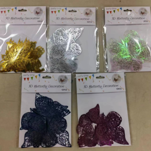 Laser Butterfly, 12 pieces