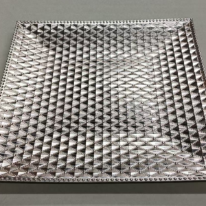 Rhombus-shaped electroplated square plate, 30*30*2 cm