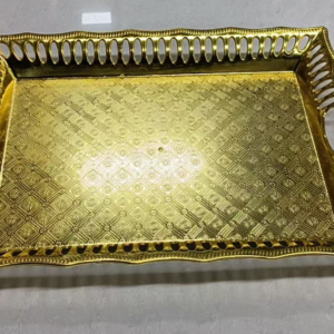 Small electroplated tray 23*15*3.5 cm