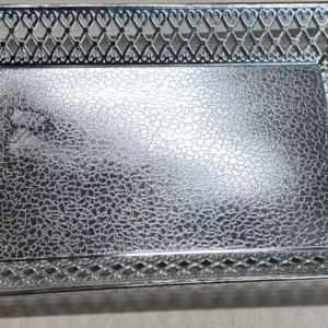 Small electroplated plate 28*3 cm