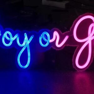 Colorful gender-specific signboard for men and women