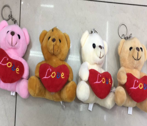 12CM Heart-shaped Bear 1384-37