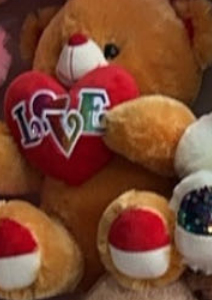 30cm heart-shaped bear (4 mixed designs available)3