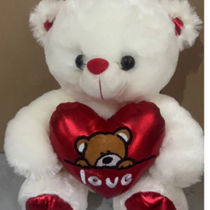 30cm heart-shaped bear (4 mixed designs available) 4