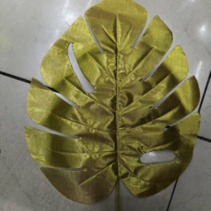 A small golden or silver turtle's back