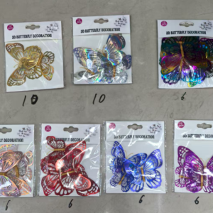 Gold-plated magnet butterfly