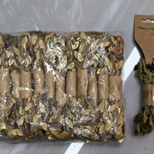 3 meters of golden leaf hemp rope