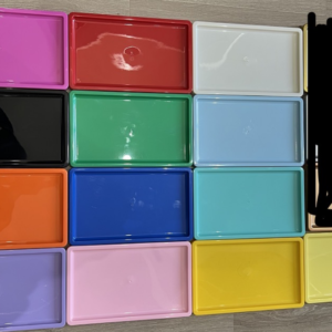 Square plate (Macar Purple LIRA)