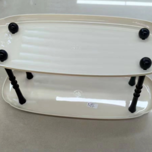 Elliptical tray