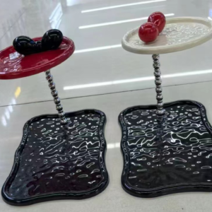 Butterfly-shaped tray