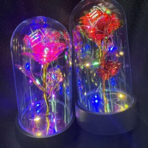 Medium-sized gold flower for Valentine's Day